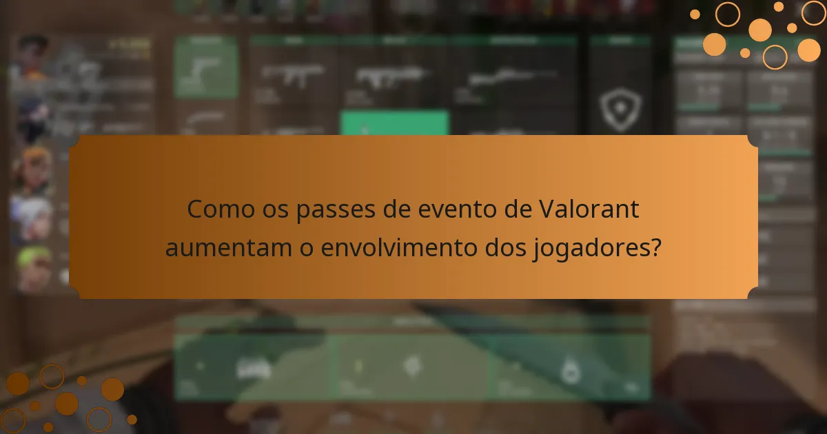Como os passes de evento de Valorant aumentam o envolvimento dos jogadores?