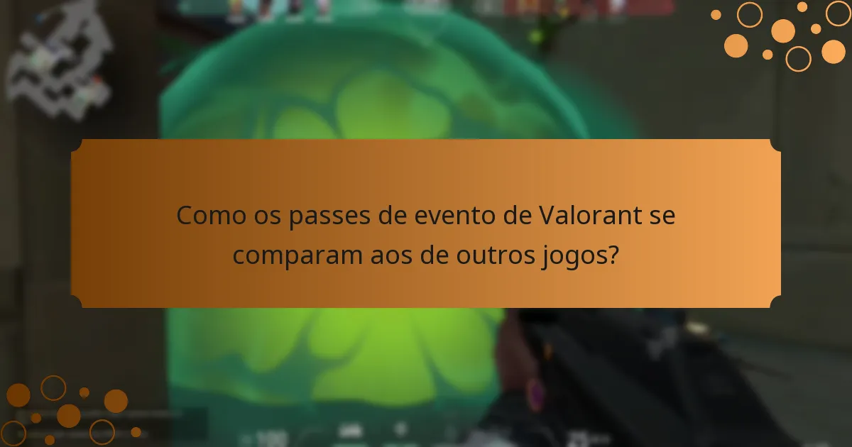 Como os passes de evento de Valorant se comparam aos de outros jogos?