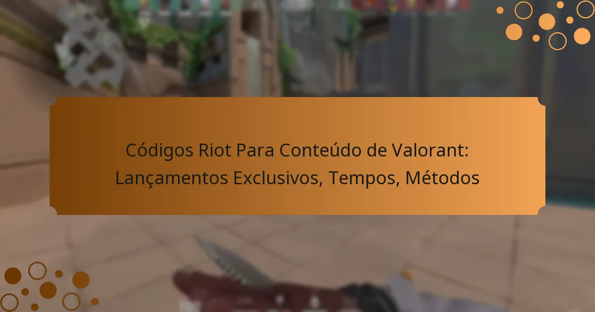 Códigos Riot Para Conteúdo de Valorant: Lançamentos Exclusivos, Tempos, Métodos