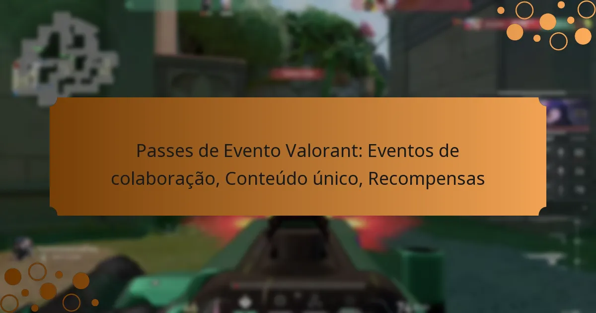 Passes de Evento Valorant: Eventos de colaboração, Conteúdo único, Recompensas