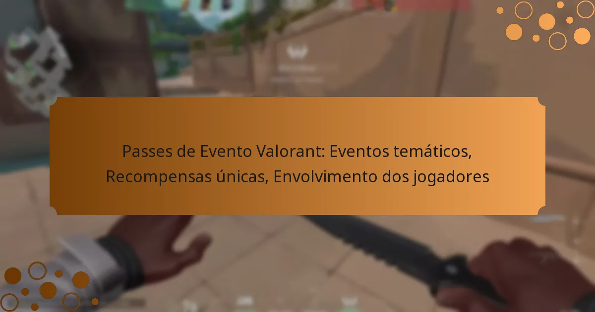Passes de Evento Valorant: Eventos temáticos, Recompensas únicas, Envolvimento dos jogadores