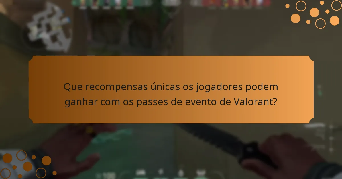Que recompensas únicas os jogadores podem ganhar com os passes de evento de Valorant?